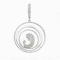 Charm Idee Preziose dal 1987 in Or blanc Zircone IP.CHK18B/72